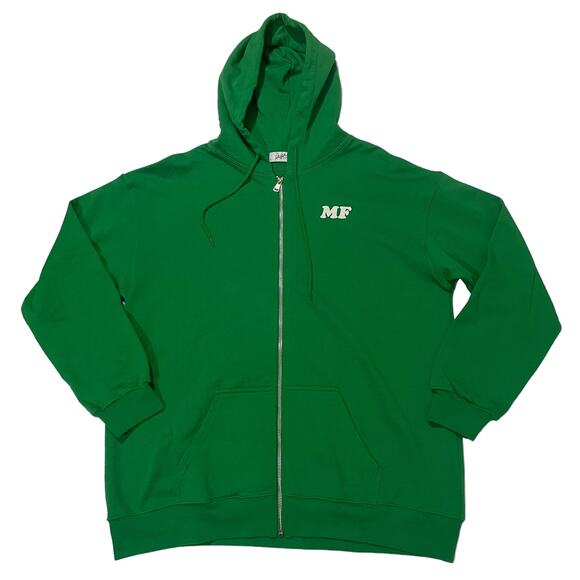 The Mayfair Group Empathy Always Zip Up Hoodie - Green - S/M - Picture 6 of 13